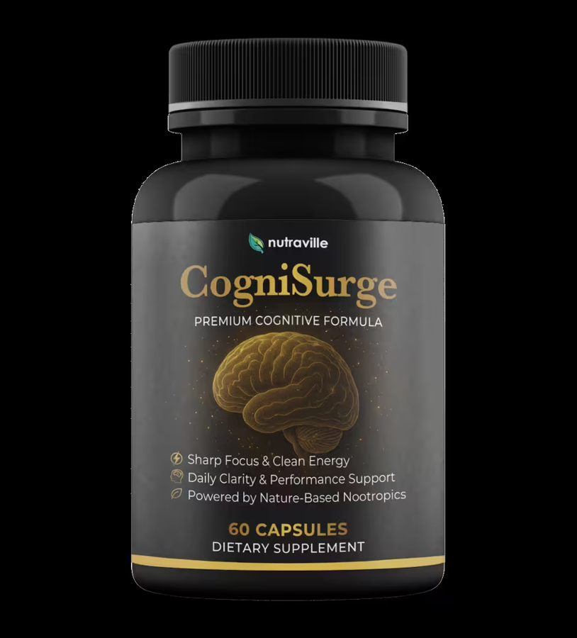 One bottle of CogniSurge capsules