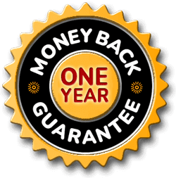 365 day money back guarantee badge